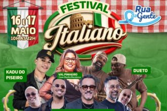 Diadema recebe Festival Italiano com gastronomia, música e lazer gratuito neste fim de semana