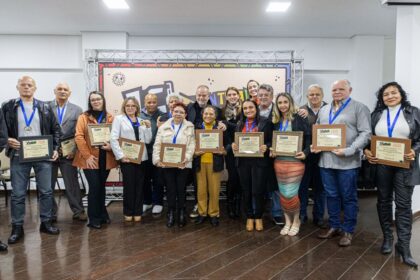 Evento que homenageou personalidades representativas da comunidade nordestina de São Caetano do Sul, com a participação do cantor e compositor Daniel Feittosa