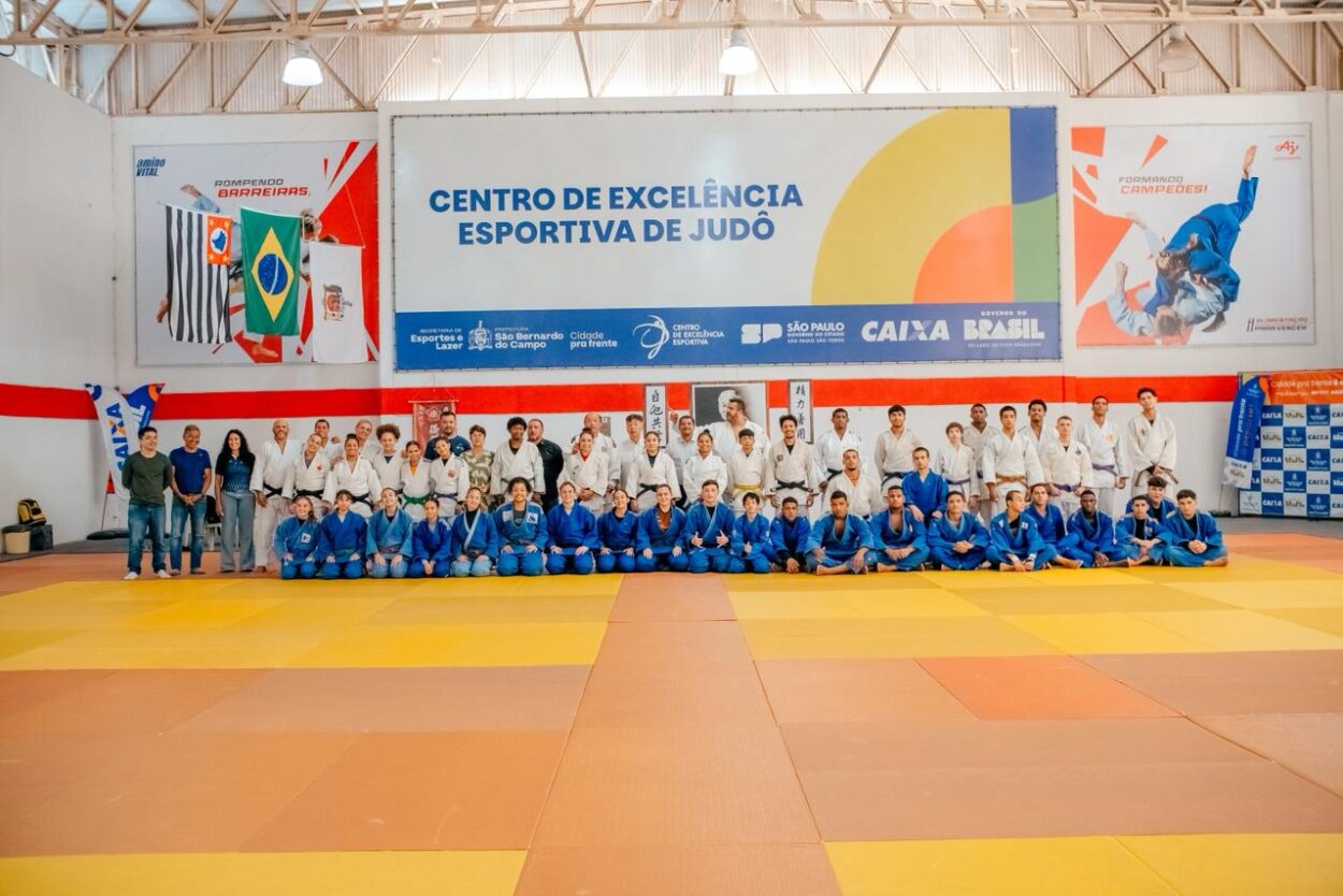 Referência no judô, São Bernardo recebe equipe do México para intercâmbio e fortalece protagonismo internacional