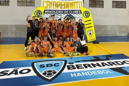 Handebol masculino mirim de São Bernardo é bicampeão do Brasileiro Interclubes