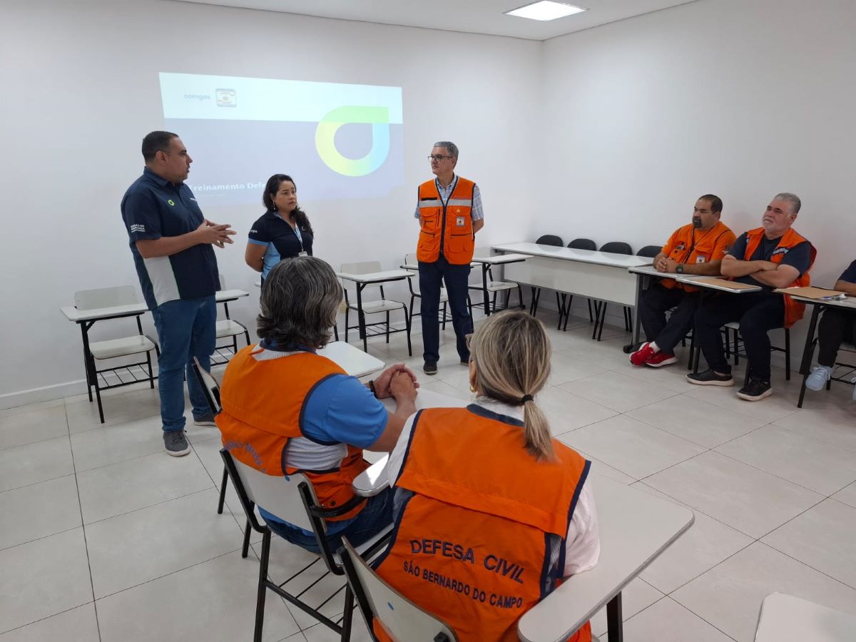 Defesa Civil de São Bernardo amplia capacitação e promove integração com a Comgás