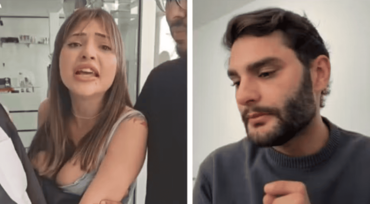 Cabeleireiro Eduardo Ferrari foi atacado com uma faca por Laís Gabriela dentro do salão onde trabalha, na Barra Funda, Zona Oeste da capital paulista