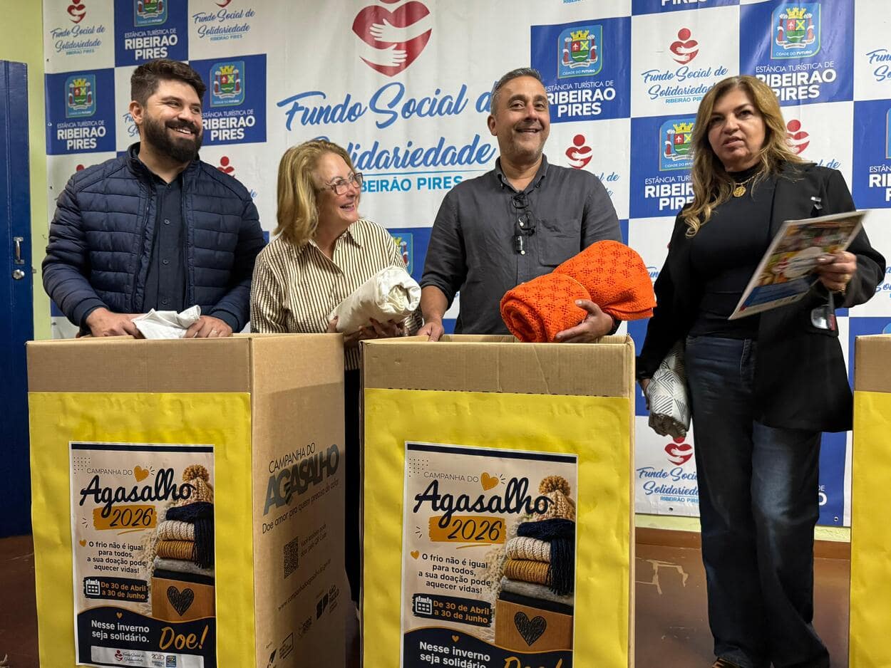 Ribeirão Pires lança Campanha do Agasalho 2026 e projeta superar 10 mil peças arrecadadas