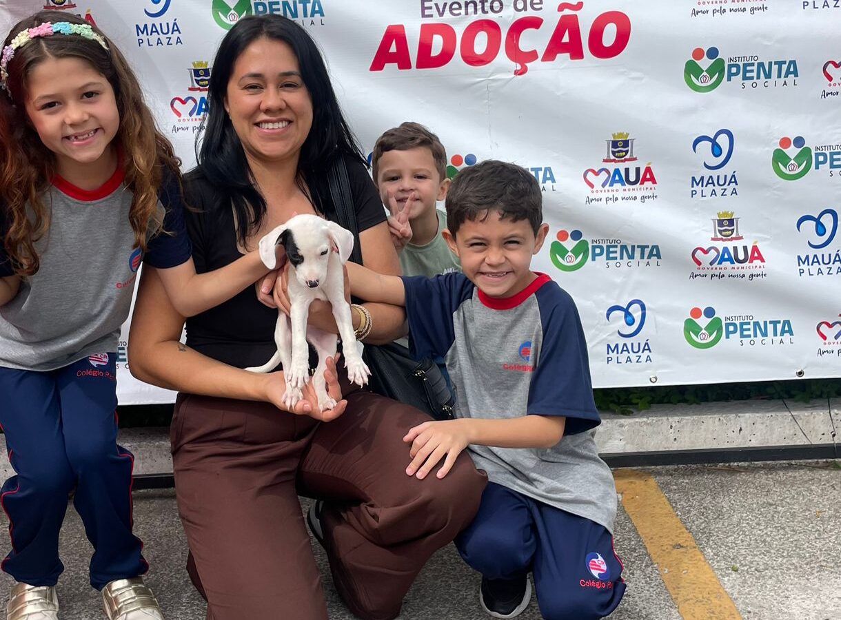 Pets são adotados durante evento promovido pela Prefeitura de Mauá