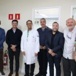 Prefeito Akira Auriani visita FMABC para tratar de parceria na área da saúde