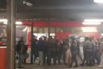 Homem armado causa tumulto na estação Santo André