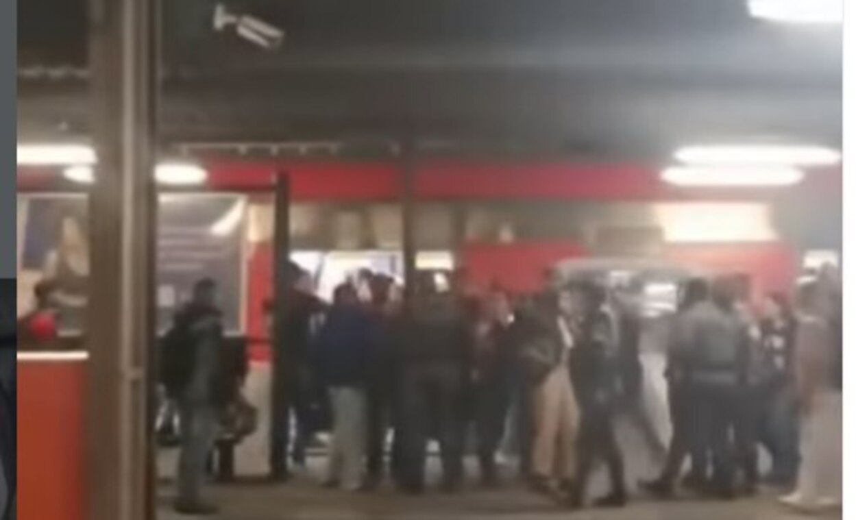 Homem armado causa tumulto na estação Santo André