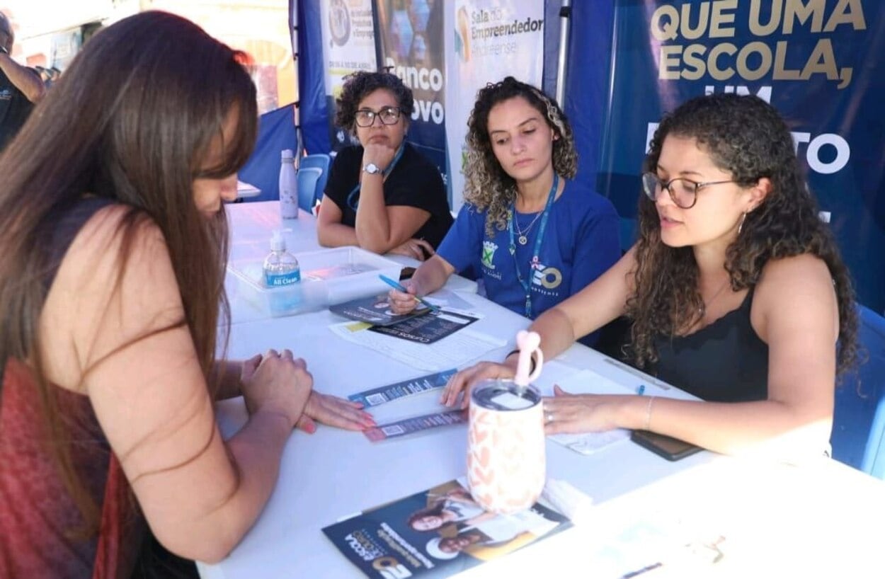 Circuito Andreense de Empreendedorismo realiza atendimento na Vila Humaitá nesta quarta