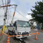 Obras do viaduto estaiado avançam com remanejamento da rede elétrica na Avenida Capitão José Gallo