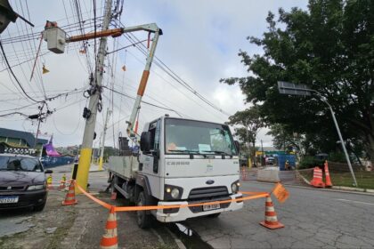 Obras do viaduto estaiado avançam com remanejamento da rede elétrica na Avenida Capitão José Gallo