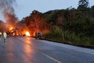 Tragédia na BR-251: três crianças estão entre os oito mortos em acidente com ônibus que saiu de São Bernardo Do Campo