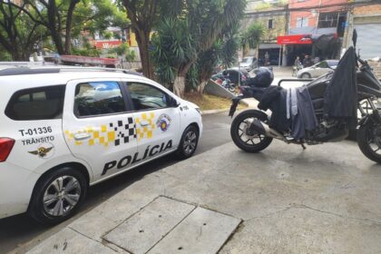 PM localiza em Heliópolis moto roubada usada em arrastões de alianças no ABC e na Capital