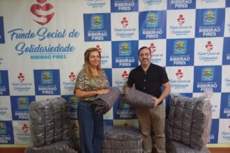 Campanha do Agasalho 2026: SPMar doa 50 cobertores ao Fundo Social de Ribeirão Pires