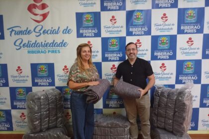 Campanha do Agasalho 2026: SPMar doa 50 cobertores ao Fundo Social de Ribeirão Pires