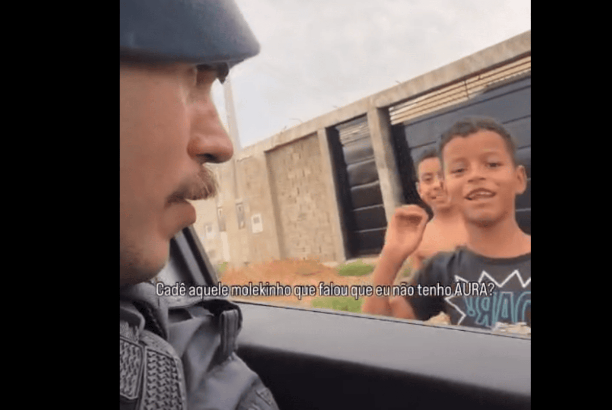 Vídeo de policial militar realizando sonho de crianças comove as redes sociais e viraliza