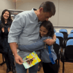 Governador entra no clima e garante ingresso para a feijoada beneficente da atleta mirim de SBC Rebeca Bem Te Vi. Foto: Divulgação