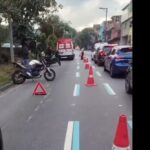 Acidente entre carro e moto em Santo André trava trânsito e causa reflexos em SBC