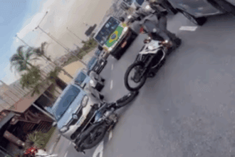 Criminoso é preso após roubo de moto e perseguição na Avenida Rotary, em São Bernardo