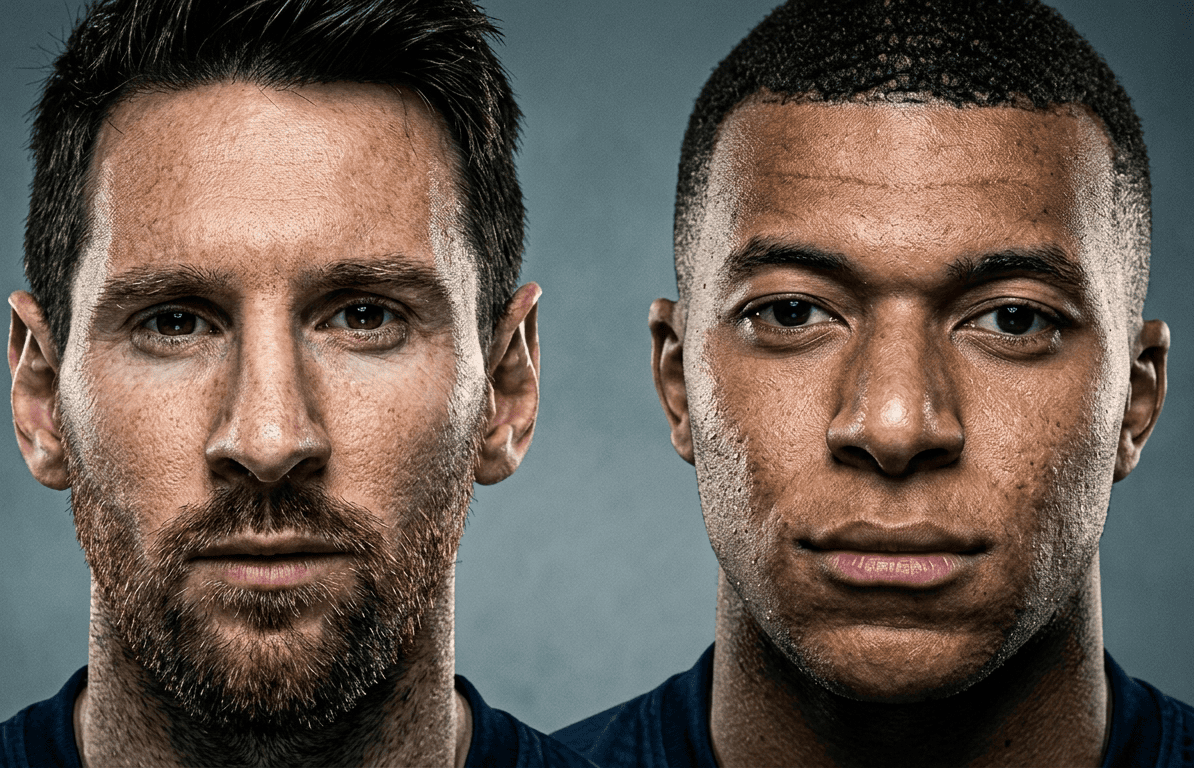 Messi e Mbappé