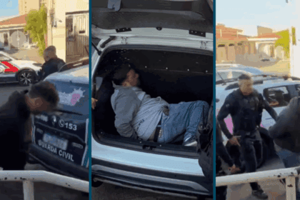 Três criminosos armados com fuzis são presos após atirarem contra guardas municipais no interior