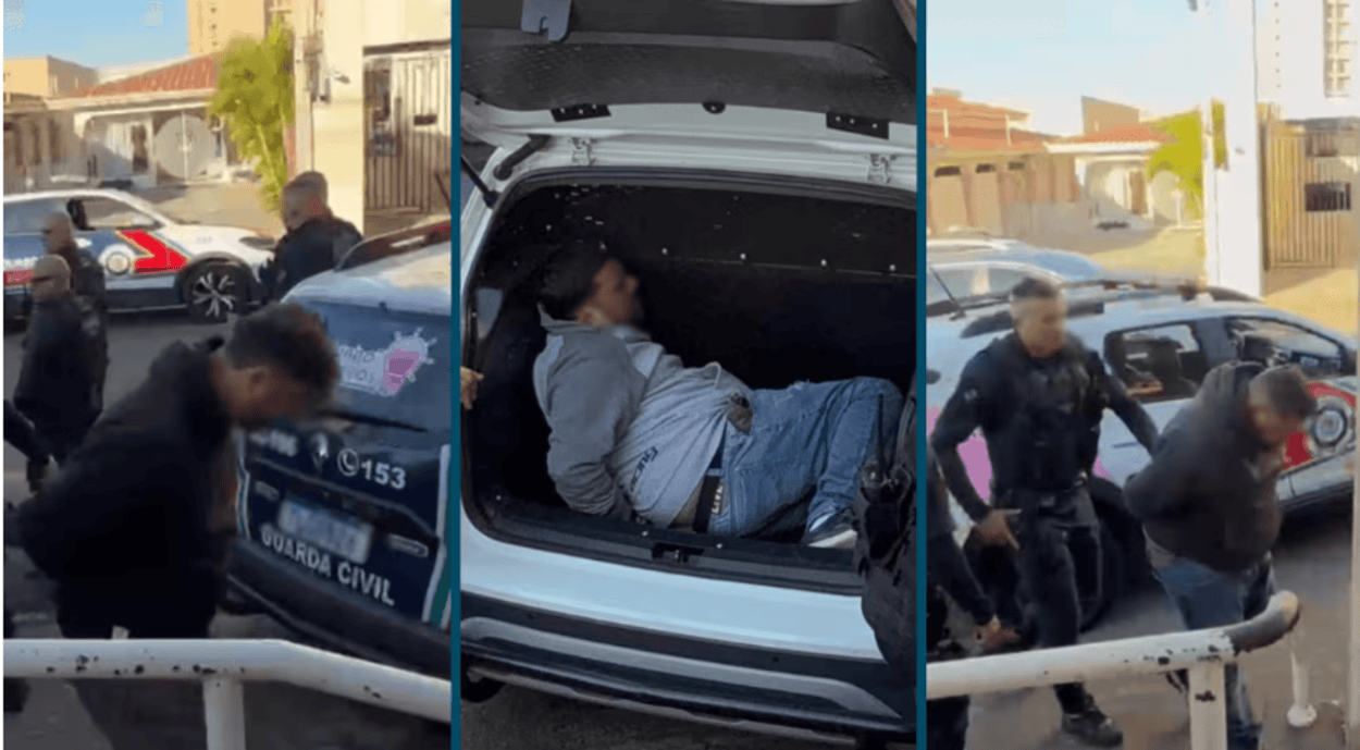 Três criminosos armados com fuzis são presos após atirarem contra guardas municipais no interior