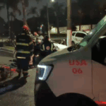 Jovem de 18 anos segue internado na UTI após grave acidente na Avenida Maria Servidei Demarchi