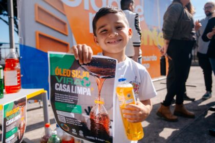 São Bernardo reforça coleta de óleo de cozinha usado com instalação de postos em todas as escolas municipais