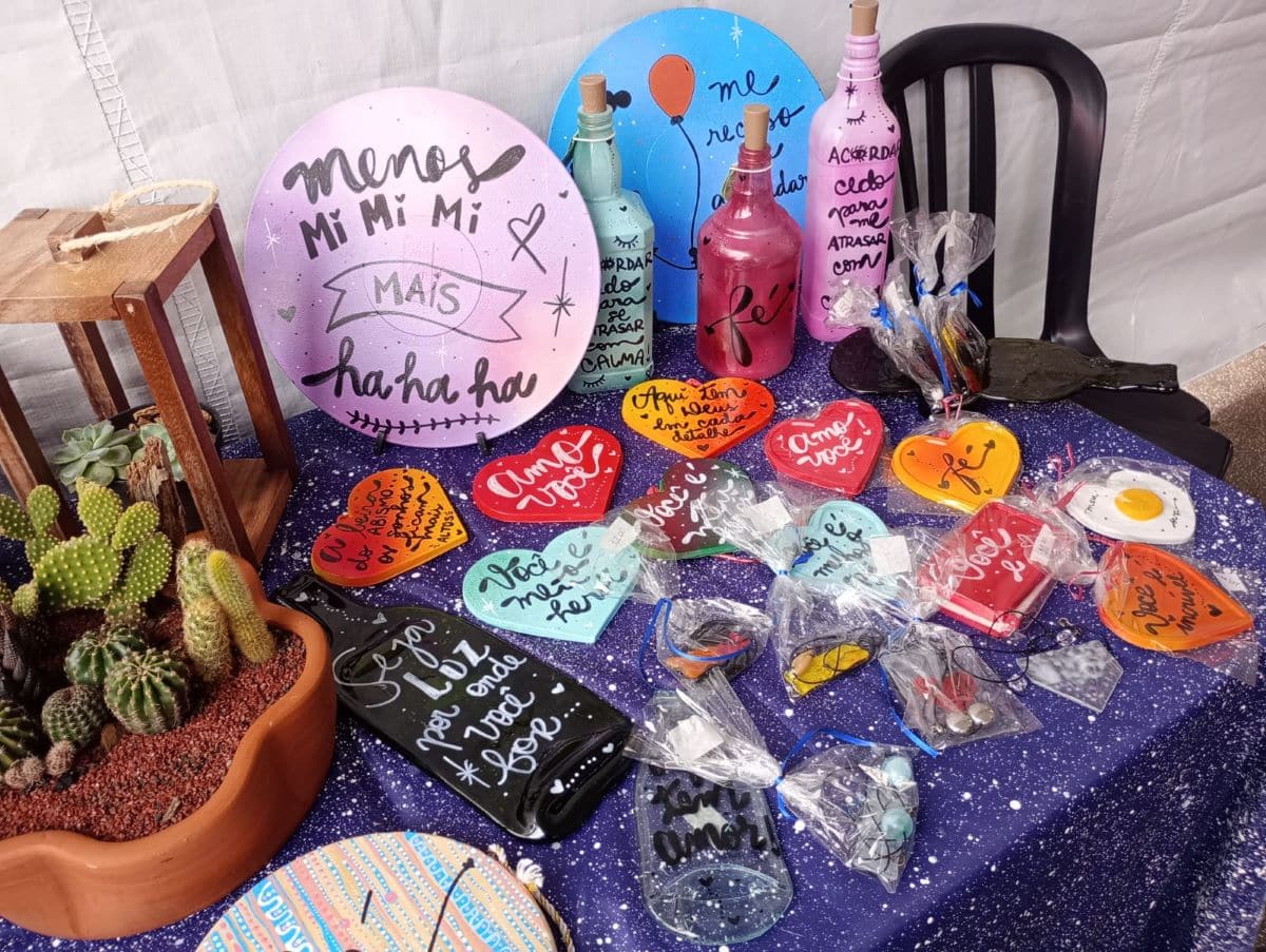 Evento de economia solidária, Feira de artesanato em São Bernardo traz opções de presentes para o Dia dos Namorados