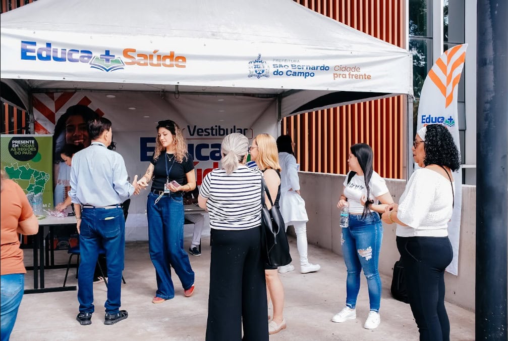 Programa inovador de São Bernardo, 'Educa Mais Saúde' oferece 53 bolsas de estudo 100% gratuitas na área da saúde, incluindo Odonto