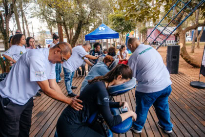 Em São Bernardo, Conectando Solidariedade promove saúde e bem-estar com serviços gratuitos no Parque Chácara Silvestre