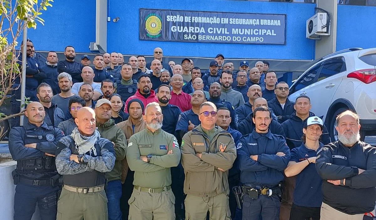 Centro de Formação da GCM de São Bernardo abriga curso inédito e reúne forças de segurança de todo o Estado