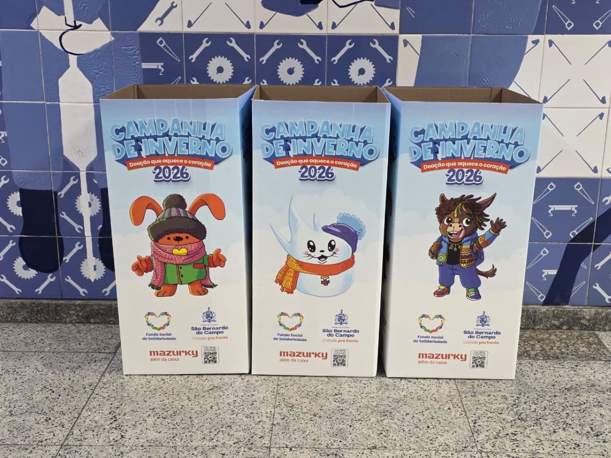 Campanha de Inverno do Fundo Social de São Bernardo disponibiliza mais de 50 pontos para arrecadação