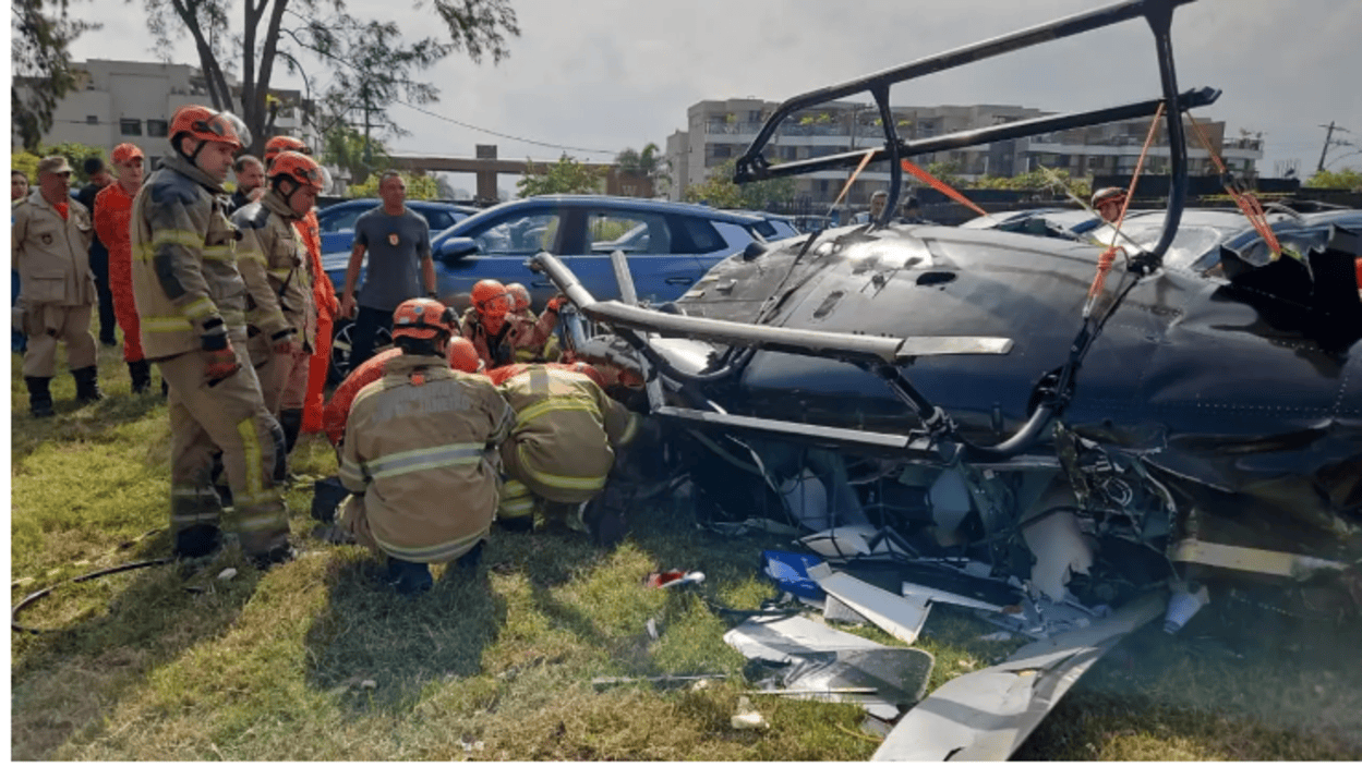 Artista norte-americano de 32 anos é uma das 6 vítimas fatais da colisão entre duas aeronaves na Zona Oeste da capital fluminense neste domingo