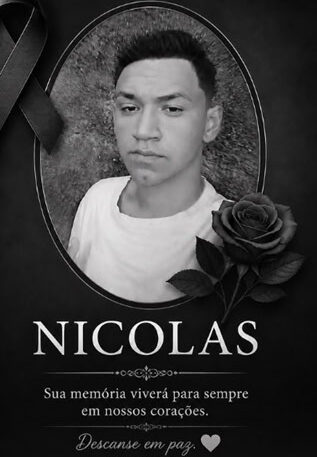 Amigos e familiares publicaram diversas homenagens e lamentaram a perda precoce do rapaz, a quem identificaram publicamente pelo nome de Nicolas.