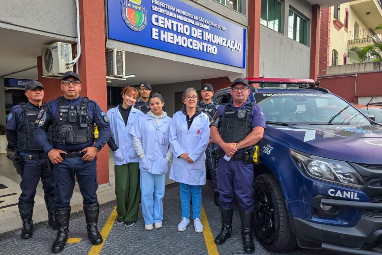 Campanha reforça o compromisso da GCM com a preservação da vida e a responsabilidade social, incentivando a doação voluntária de sangue