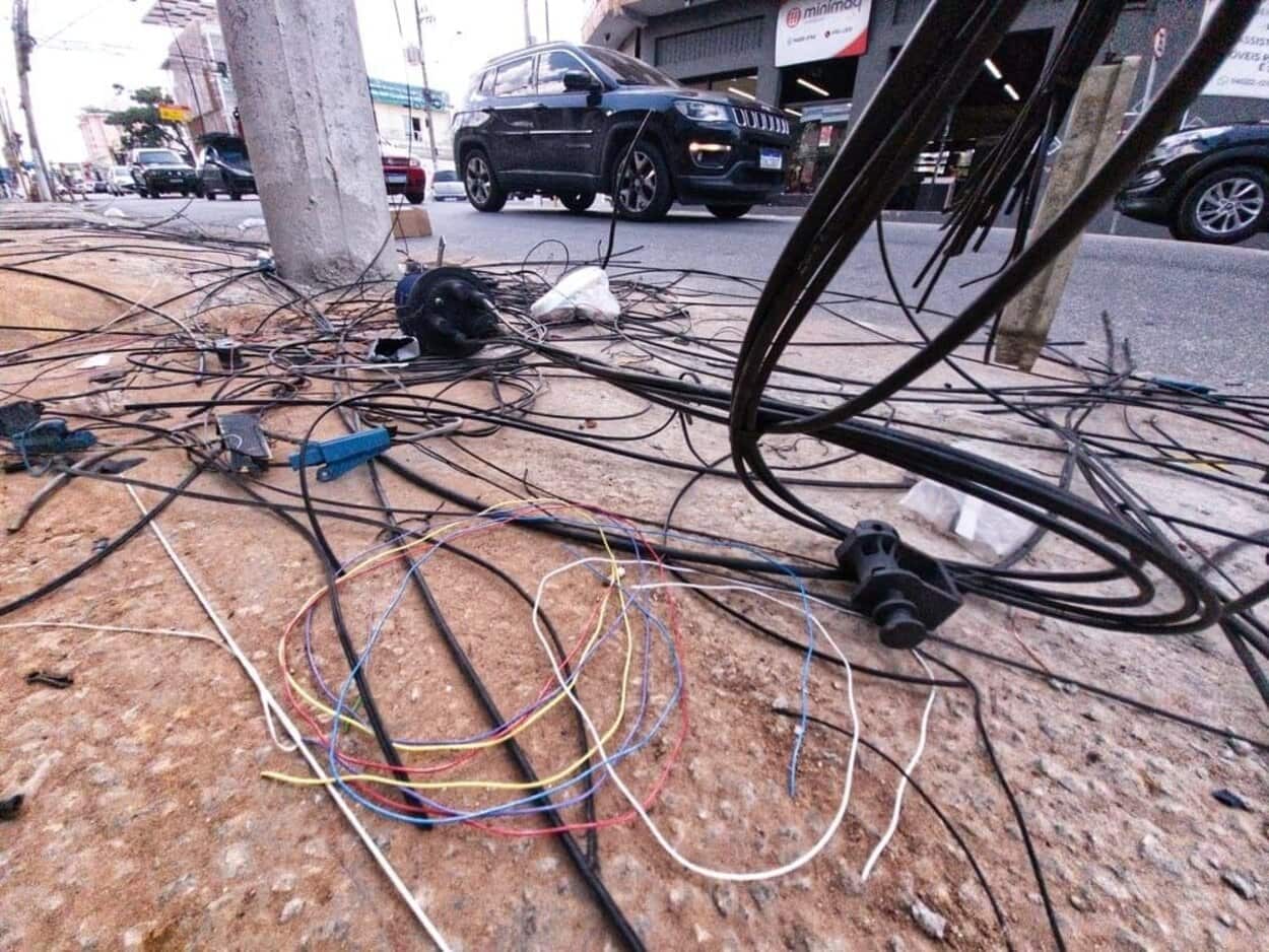 Furtos de cabos no ABC Paulista caem 4% em 2026, mas afetam mais de 1,3 mil clientes