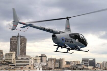 Prefeitura de São Paulo lança helicóptero com reconhecimento facial para vigiar a capital