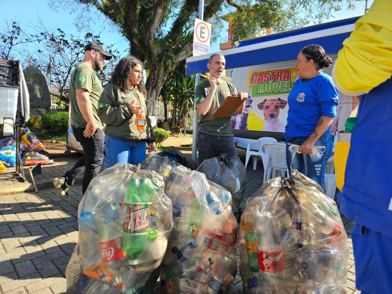 Iniciativa da Prefeitura de Ribeirão Pires uniu sustentabilidade, solidariedade e proteção animal em ação realizada no Paço Municipal