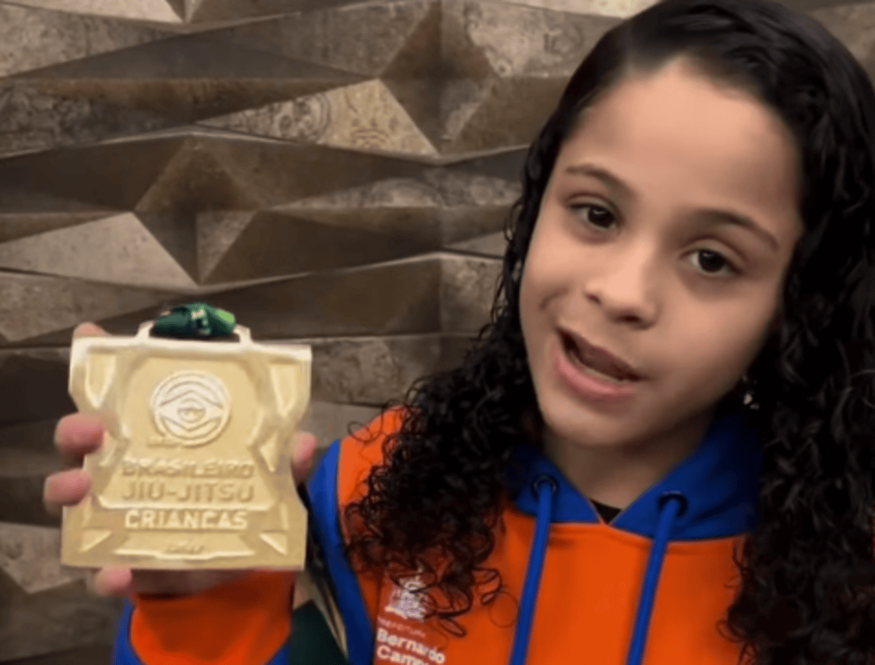 Pequena Gigante: Rebeca Bem-te-Vi é Bicampeã Brasileira de Jiu-Jítsu