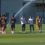 Treino seleção brasileira