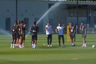 Treino seleção brasileira