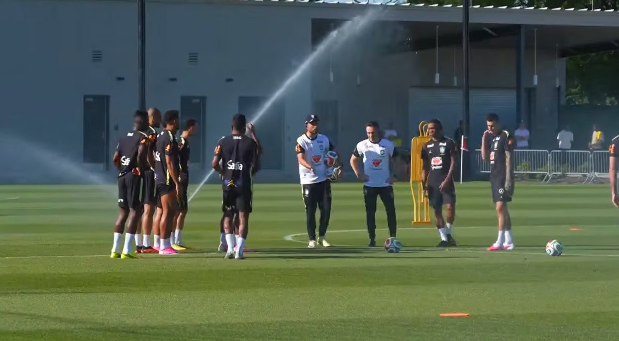 Treino seleção brasileira