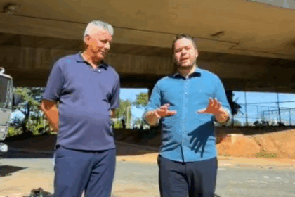 Gilvan Ferreira determina grande operação de limpeza em viaduto na divisa entre Santo André e São Bernardo