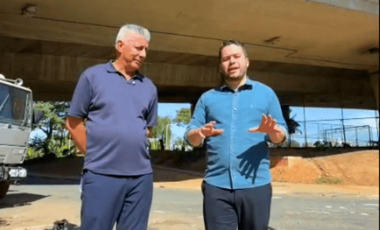 Gilvan Ferreira determina grande operação de limpeza em viaduto na divisa entre Santo André e São Bernardo