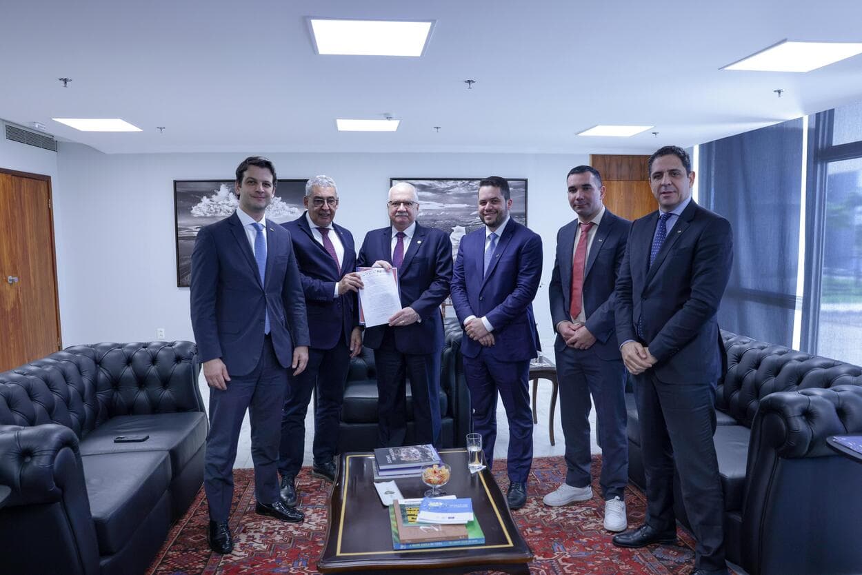 Primeira agenda do prefeito Gilvan foi uma audiência com o presidente do Supremo Tribunal Federal (STF), ministro Edson Fachin