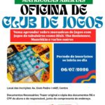 Rio Grande da Serra oferece Oficina de Desenho e de Mangá, além de Clube de Jogos gratuito para a população