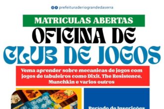 Rio Grande da Serra oferece Oficina de Desenho e de Mangá, além de Clube de Jogos gratuito para a população