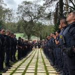 Sob forte comoção, guardas civis prestam última homenagem a GCM morto em Diadema