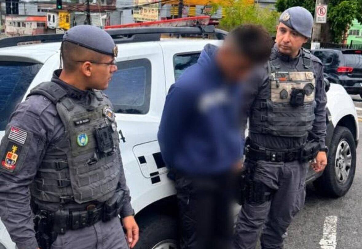 Polícia Militar prende em Diadema suspeito de atirar em homem no dia da eleição